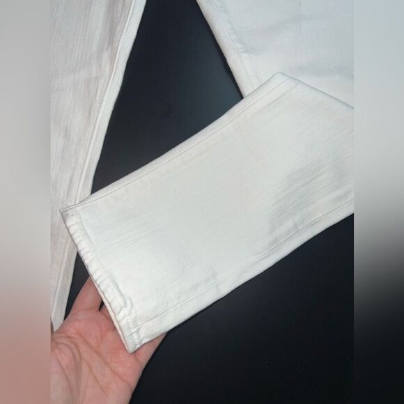 Paige Skyline Ankle Peg Jeans in White Size 30 EUC - Picture 3 of 12